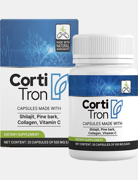 CortiTron, 20 cápsulas de 500 mg